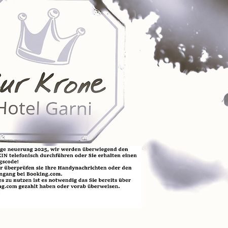 Hotel Garni Und Apartments Zur Krone Хильпольтштайн Экстерьер фото