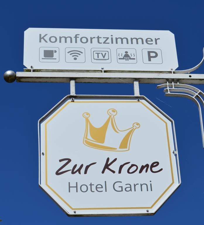 Hotel Garni Und Apartments Zur Krone Хильпольтштайн Экстерьер фото